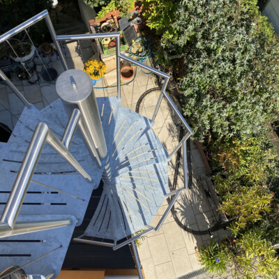 Produktfoto: Spindeltreppe mit Balkon in Wien 3