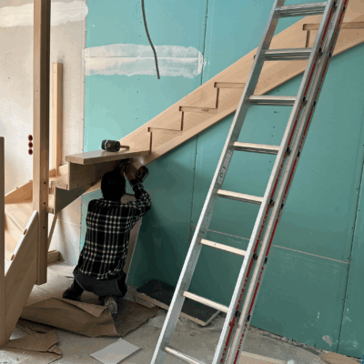 Produktfoto: Holzwangentreppe 2