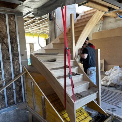 Produktfoto: Holzwangentreppe 3