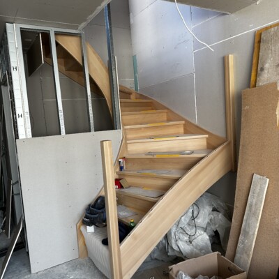Produktfoto: Holzwangentreppe 3