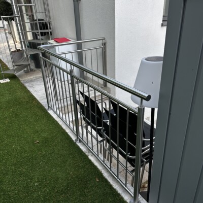 Produktfoto: Spindeltreppe Vienna Edelstahl 5