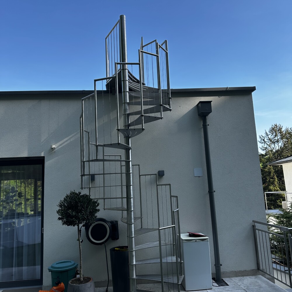 Spindeltreppe Vienna Edelstahl