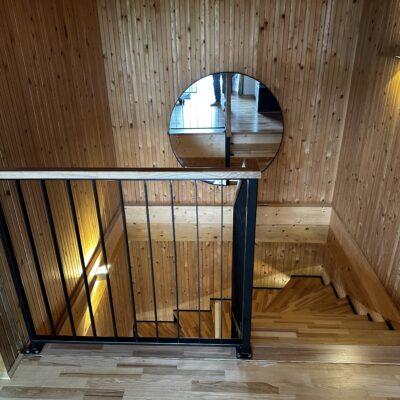 Produktfoto: Stahlwangentreppe mit Stabgeländer 7