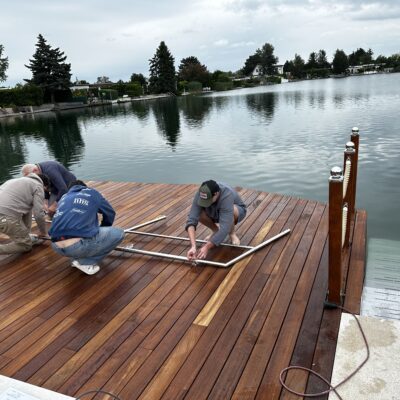 Produktfoto: Seetreppe in Edelstahlausführung 4