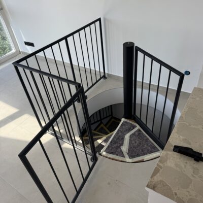 Produktfoto: Edelstahlspindeltreppe 4