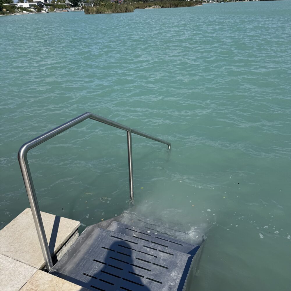 Seetreppe in Edelstahlausführung