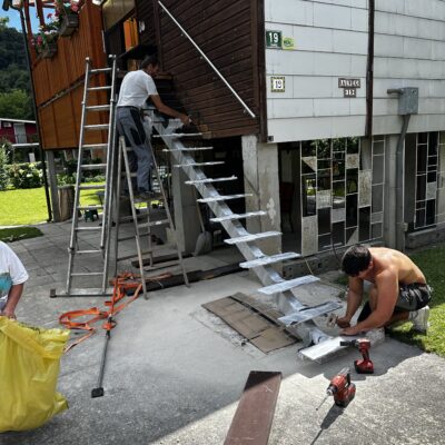 Produktfoto: Mittelholmtreppe für den Außenbereich 6
