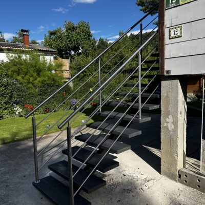 Produktfoto: Mittelholmtreppe für den Außenbereich 6